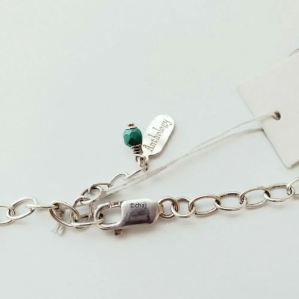 Anthology Sterling Silver Turquoise Quartz Reversible Necklace